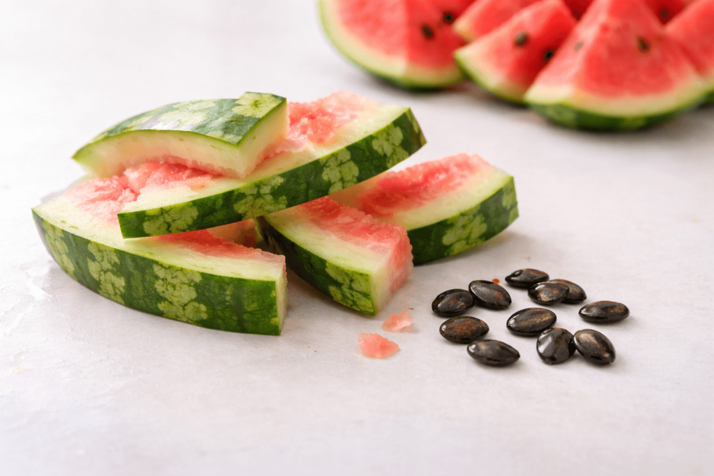 watermelon rind and seeds unsafe for cats
